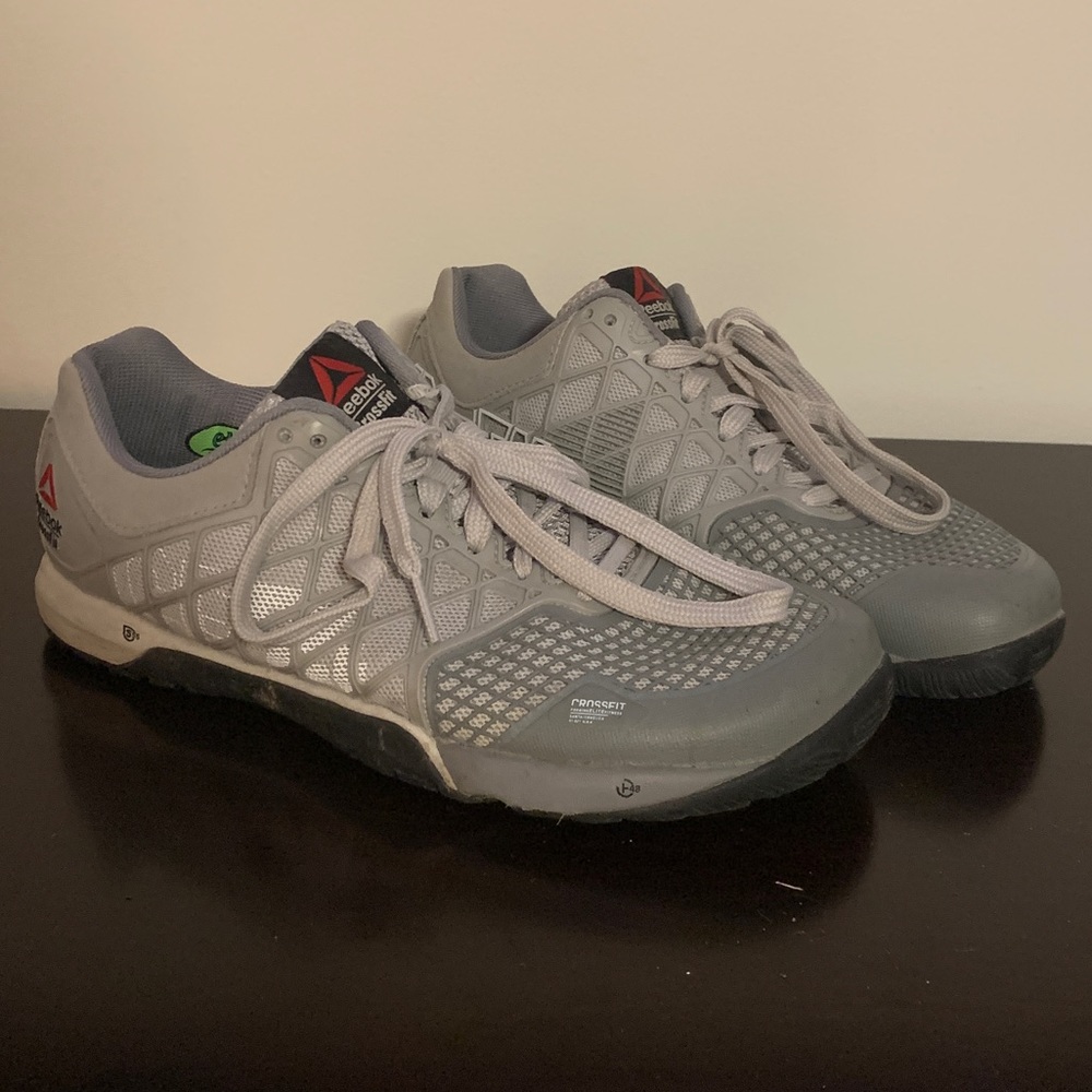 REEBOK Gray CrossFit Nano, Size 9
